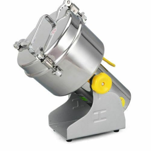 Electric Grain Mill Grinder,Stainless Steel Grain Mill Grinder,Grains Spices Herbs Cereals Coffee Dry Food Grinder Mill Grinding Machine 500g for Dry Spice Herbs/Nut/Coffee/Rice