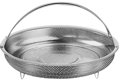 Ronyme Stainless Steamer Insert Multifunctional Steaming Basket Kitchenware Food Steamer Basket Vegetable Steamer Basket for Pressure Cooker Rice Cook Steamer