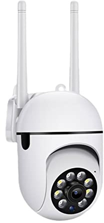 Telecamera di sicurezza wireless HD da 3 MP | Telecamera WiFi 2548 x 1536p per uso interno ed esterno | Impermeabile con controllo dell'applicazione mobile, visione notturna a infrarossi a colori