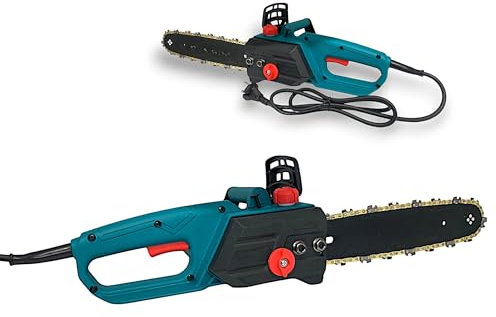 Motosega Elettrica 2400W Elettrosega a Catena con Lama 30cm (12) per Tagliare Rami e Legno Velocità Catena 8m/s Taglio Massimo 30 cm Lubrificazione olio Catena Automatico