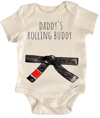 NOFO VIBES Bjj Black Belt Brazillian Jiu Jitsu - Baby Boy Girl Clothes Infant Bodysuit Funny