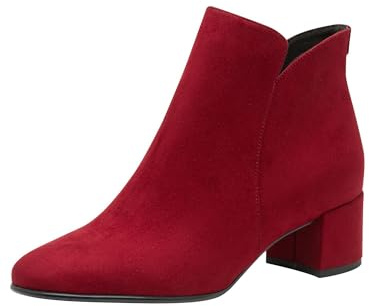 Tamaris Damen Boot Heel för kvinnor 1-25354-43 Ankelröd, 5 UK, Röd, 38 EU