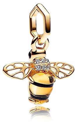RMMY Bracelet En Argent Sterling 925 Pour Femme, Collier, Animal, Abeille, Breloque En Or, FêTe Des MèRes, Avec Zircone