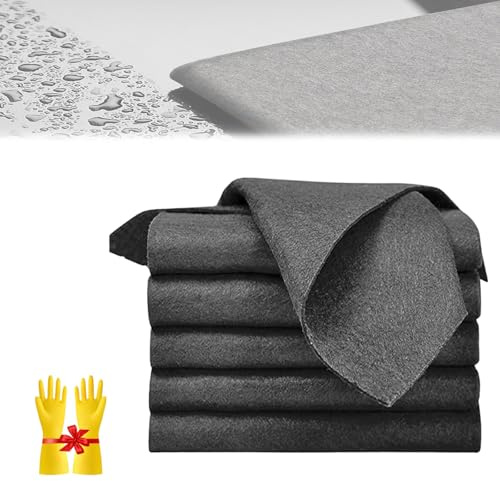 Dighstreet Thickened Magic Cleaning Cloth, Dighstreet Magic Cloth, Streak Free & Reuseable Microfiber Cloths for Cleaning Shower Glass, Suit for Kitchen, Window, Glass and Cars (1pcs,7.87 * 11.81in)
