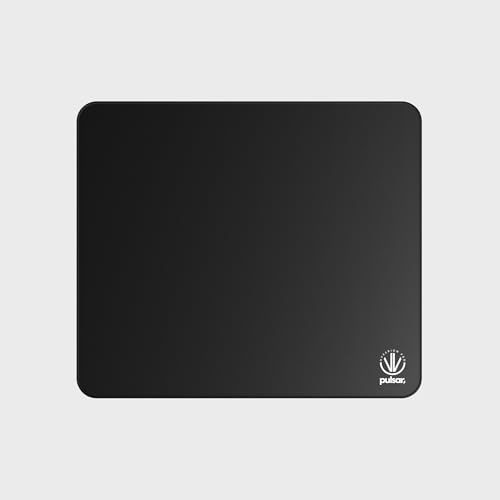 Pulsar Gaming Gears Hyperion Pro Firm Gaming Mouse Pad, XL, Jet Black | Balanced Glide Speed, Lower Braking Resistance, Smooth Tracking, Precise Flick Control, Interlock Knit Fabric