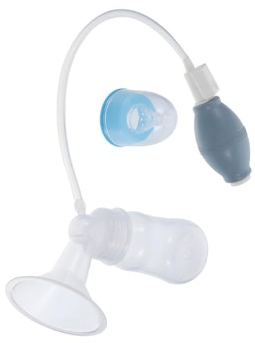 Toddmomy Tiralatte Compatta Multifunzionale in Silicone Latte Manuale e Pp Pompa Aspirazione Pratica del Materno per Mamme per L’allattamento Quotidiano