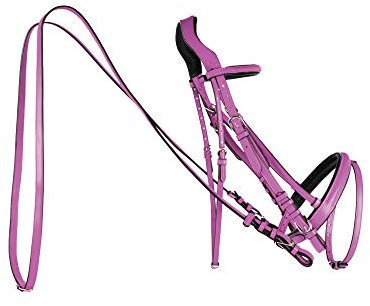 indira Zaumzeug pro (Full - Warmblut, Pink 02)