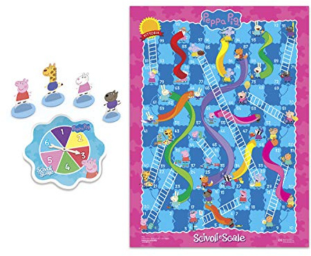 Ri-Ra Rutschpartie Peppa Wutz Edition Brettspiel für Kinder ab 3 Jahren, für 2 – 4 Spieler