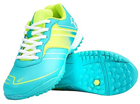 Kookaburra Neon, Scarpe, Calzature da Hockey Ragazzo, Unisex, Giallo Menta, Taglia 2