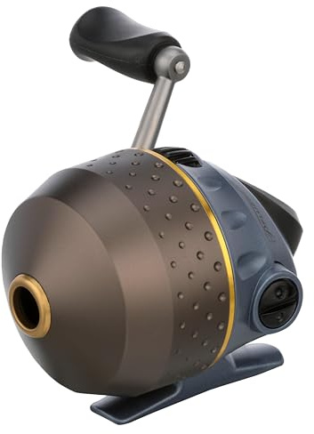 Pflueger President Spincast Reel, Size 10 Fishing Reel, Right/Left Handle Position, Aluminum Spool, Dial Drag System