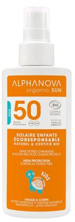 Protector Solar SPF 50 Niños Alphanova 125 ml.