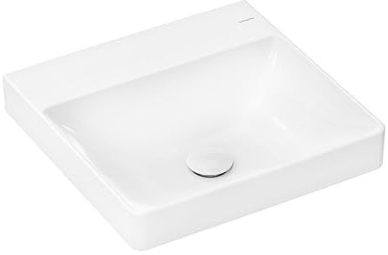 hansgrohe Xelu Q Lave-mains, suspendu, 500x480, sans trop-plein, SmartClean, blanc, 61013450, Couleur: blanc
