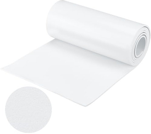 BENECREAT 2m X 30cm Weiße Selbstklebende Eva-Schaumstoffrolle, 4mm Dicke wasserdichte Schaumgummiplatte Zum Schutz von Möbeln, Eine Lücke Stopfen, Kostüme Und Andere Bastelprojekte