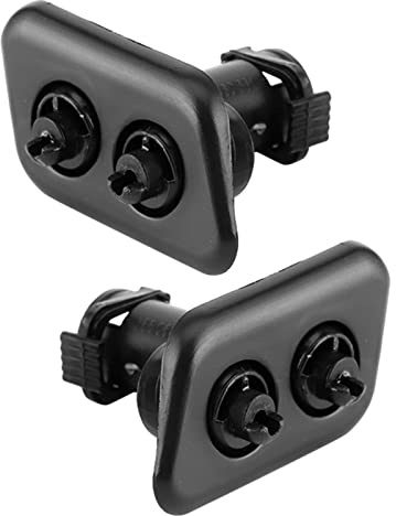 1 par de boquillas lavafaros 61678360661 Accesorios para faros delanteros e39, Kit de limpieza de faros de repuesto original Compatible con 525i/528i/530i/540i/m5 (1999-2003)