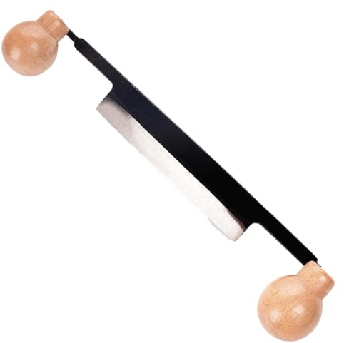 Strumento di rimozione della corteccia, strumento per tagliare, rimozione della corteccia Raschietto per legno a doppio manico Strumento per la corteccia di rimozione della corteccia Strumenti per la