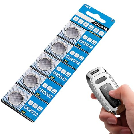 Batería de botón – 5 pilas de botón | 200 mAh | Pilas de botón de 3 V de larga duración, accesorios de control remoto para dispositivos electrónicos portátiles