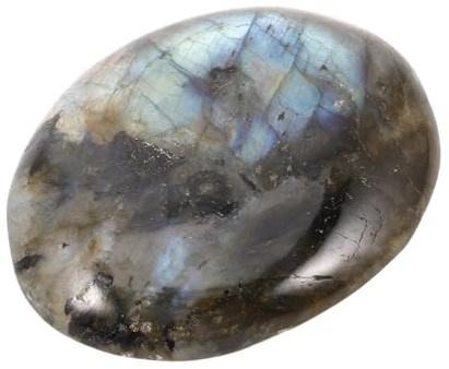 KOCKSHION Piedra De Palma De Labradorita Natural Para Crecimiento Espiritual y Cristal Para Decoración y Colección