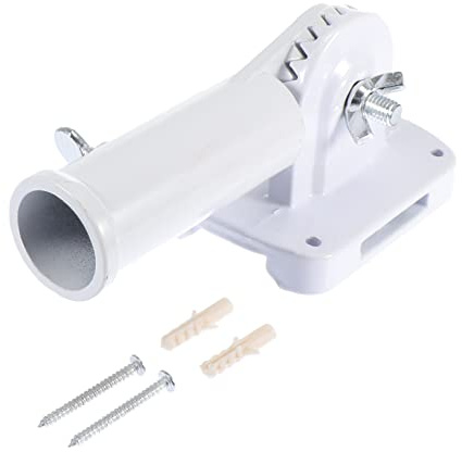 TOYANDONA 1pc Aluminium Alloy Flagpole Bracket Wall Mounted Holder for Windsock Flags Durable Easy to Install Flag Rack for Festivals Celebrations