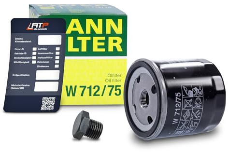 1x Ölwechsel Set - MANN ÖLFILTER + Ölablass-Schraube + LIQUI MOLY Ölwechsel-Anhänger
