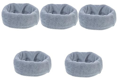 Mipcase 5pièces Cache-Oreilles Élastique pour Chiens Snood Confortable Et Doux pour Chiots Anti-Froid Et Anti-Bruit Accessoire Pratique pour Animaux Hiver