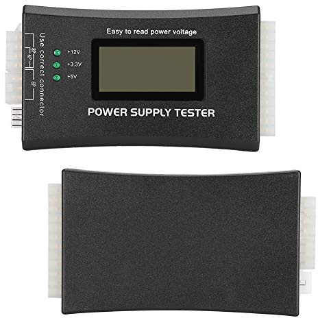 Probador ATX De Computadora, Herramienta De Inspección Y Mantenimiento De Pantalla LCD - Probador De Fuente De Alimentación De Computadora con Prueba De Energía ATX BTX ITX TFX, Dispositivo De Prueba