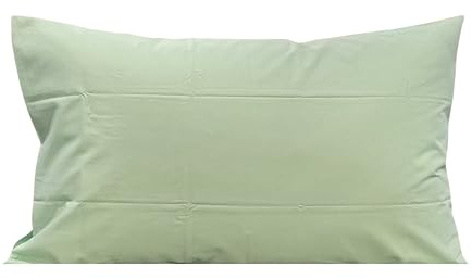 Bassetti - Set mit 2 Kissenbezügen für Doppelbett, aus Baumwolle, 50 x 80 cm (SALVIA)