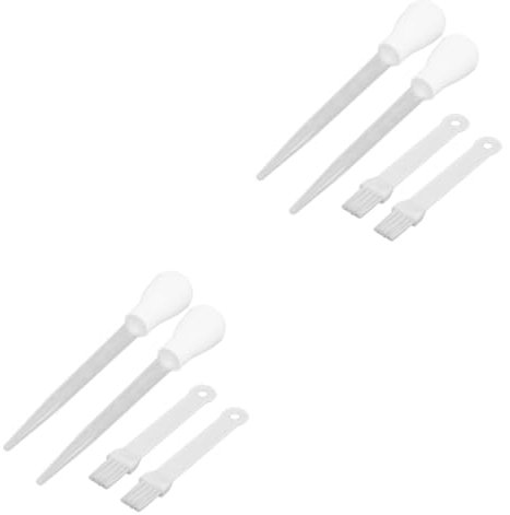 INOOMP 2sets Kitchen Gadgets Marinade Injector Oil Dropper Seasoning Pump Barbecue Tools