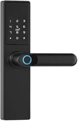 Sweet taize Biometric Electronic Door Locks, Digital Black Smart Locks, Apps, Remote Unlocking, Keyless Locks, Fingerprint Door Locks, Electronic Door Locks(22x190,SILIVER)