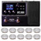 VALETON Processore Multi-Effetti per Chitarra e Basso con 140 Effetti 45 Modelli di Amplificatore 40 Simulazioni di Cabinet IR Interfaccia Audio USB Pedale di Espressione GP-100 + Copri Pedale