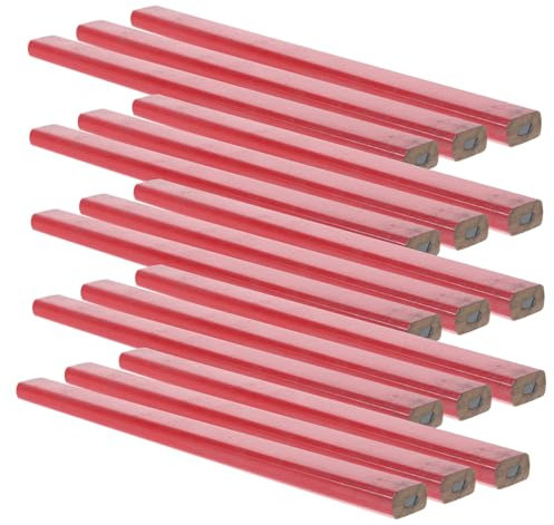 SEWOART Holzbearbeitung Bleistift Satz Achteckig Zimmermannsbleistift Für Präzise Zeichnung Dicke Minen Für Glatte Linien Für Konstruktion Und Skizzieren