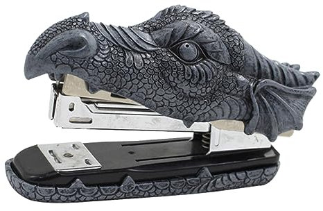 HYTROVE Alligator Stapler Resin Craft Decorative Stapler Tool for Home Desk Office School Stationery Stapling Tool