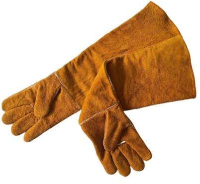 Sharplace Gants de Protection Anti-morsures pour Animaux de 23,6 Pouces, Gants de Travail Polyvalents et Anti-morsures pour Le toilettage et Le Barbecue, 60cm