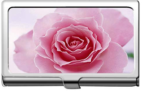 Visitenkartenetui, Blumen Schöne rosa Rose Emma Wunderschöne 1080 P Business Credit Id Kartenhalter