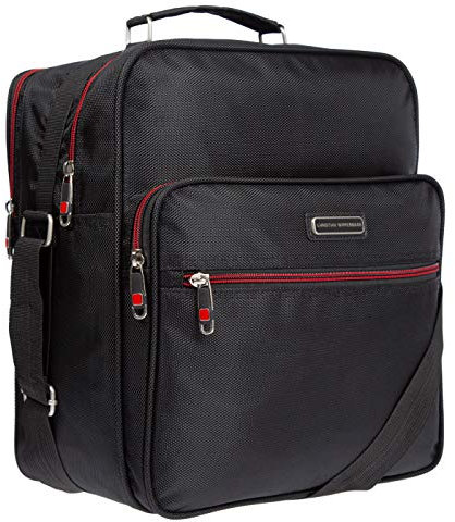 Christian Wippermann Flugbegleiter Umhängetasche Arbeitstasche Herrentasche Schwarz im Hochformat