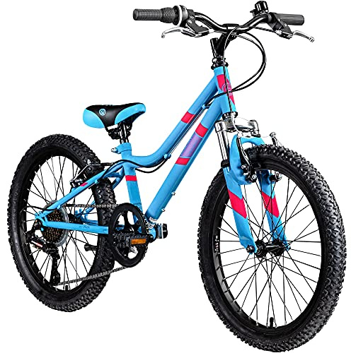Galano Jugend Fahrrad 24 Zoll | für Jungen und Mädchen ab 8 Jahre 130-145 cm | Mountainbike 21 Gänge und V-Brakes | Kinderfahrrad MTB mit Federgabel | Jugendrad GA20