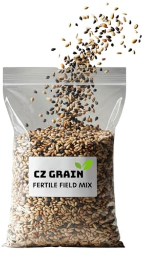 No-Till Cover Crop 10 Seed Mix - Winter Rye, White Clover, Austrian Winter Peas, Triticale, Crimson Clover, Cow Peas, Daikon Radish, Purple Turnips, Wheat, Oats, (1 Pound)