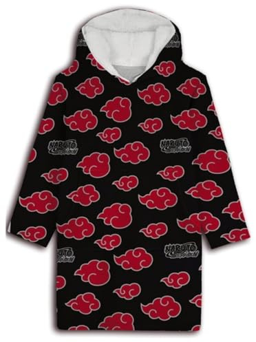 Naruto – Akatsuki – Poncho de Forro Polar de Coral – Taille Adulto