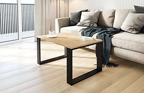 AKKE Couchtisch Wohnzimmertisch Beistelltisch Tisch Für Wohnzimmer Gold Craft 60 x 40 x 45