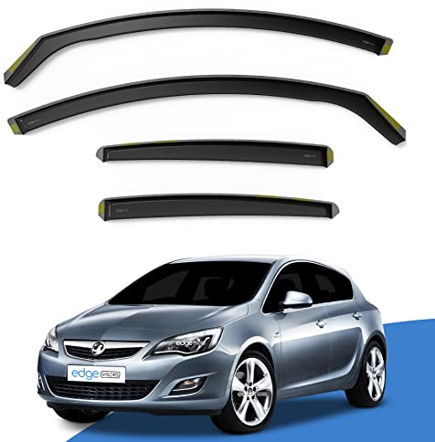 EdgeVisors Wind Deflectors for Vauxhall Astra J MK6 5 Door Hatchback 4pc