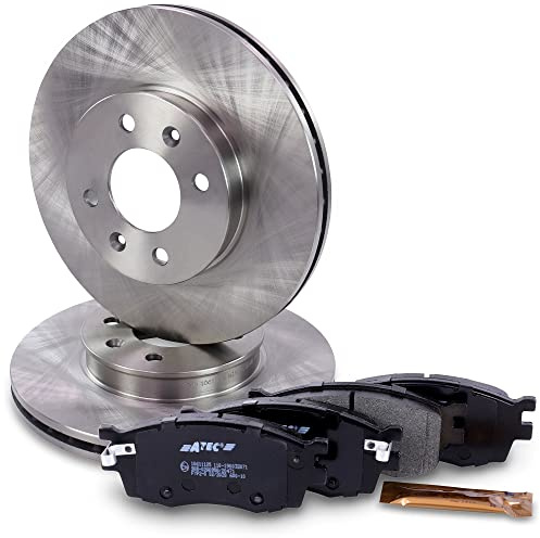 ATEC Germany Bremsenset Vorderachse inkl. Bremsscheiben Ø 256 mm Belüftet + | Kompatibel mit: HYUNDAI ACCENT III, ACCENT III Stufenheck, i20 I, KIA RIO II, RIO II Stufenheck