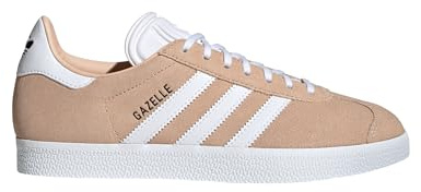 adidas Damen Gazelle Sneaker, Halo Blush/Cloud White/Core Black, 39 1/3 EU