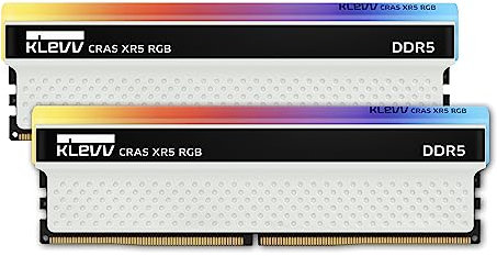 KLEVV CRAS XR5 DDR5 RGB 32GB (2X 16GB) 7200MHz CL36 Kit de Memoria RAM para Gaming XMP 3.0 Alto Rendimiento Overclocking 36-46-46-84