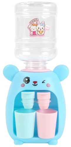Abaodam Mini Water Dispenser Toy for Kids Simulated Desktop Water Fountain with Tap Enhancing Hand-Eye Coordination and Parent-Child Interaction for Indoor Outdoor Play