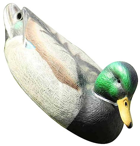 Parliky Ornement Flottant Canard Imitation pour Chasse Et Décoration D’étang Jardin, Plastique Solide 34,5x16x19 Cm, Appât Pratique Et Décor Réaliste Flottant