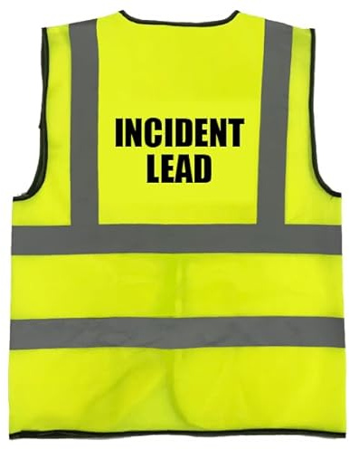 V Safety Standard Hi-Vis Vest - Incident Lead Large