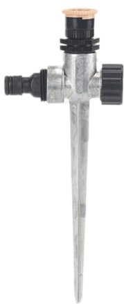 Aspersor de jardín, aspersor de césped por goteo, boquilla de riego de jardín, aspersor de agua de impulso de impacto de metal para jardín, aspersor de césped, riego de plantas, flores y verduras