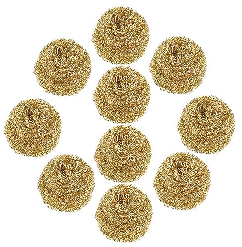 PERSELOSO Pulitore Per Punte Di Saldatura in Filo Di Ottone 10 Pezzi Sfera Per La Pulizia Delle Punte Strumenti Per Saldatura Senza Riduzione Temperatura Per Saldatori Professionali