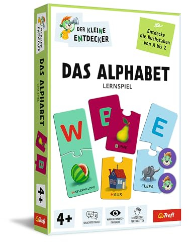 Trefl - Das Alphabet – Kleiner Entdecker Lernspiel für Kinder ab 4 Jahren