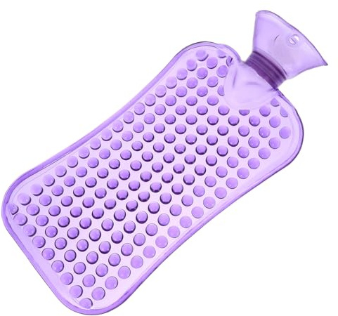 VICASKY Große Wärmflasche mit Weichem Bezug Langanhaltend Warm für Hände Füße und Nacken Vielseitig Einsetzbar als Handwärmer und Wärmekissen im Winter Komfortabel und Auslaufsicher