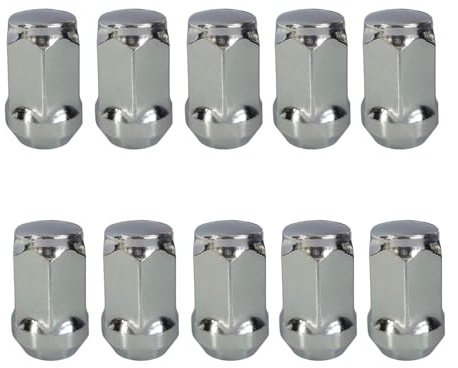 TRACER 10x Radmuttern M14x1,5 Kegelbund geschlossen 60° 35mm | Schlüsselweite 19mm kompatibel mit Ford Edge II 15 AWD Galaxy III 15 Galaxy III 15 4X